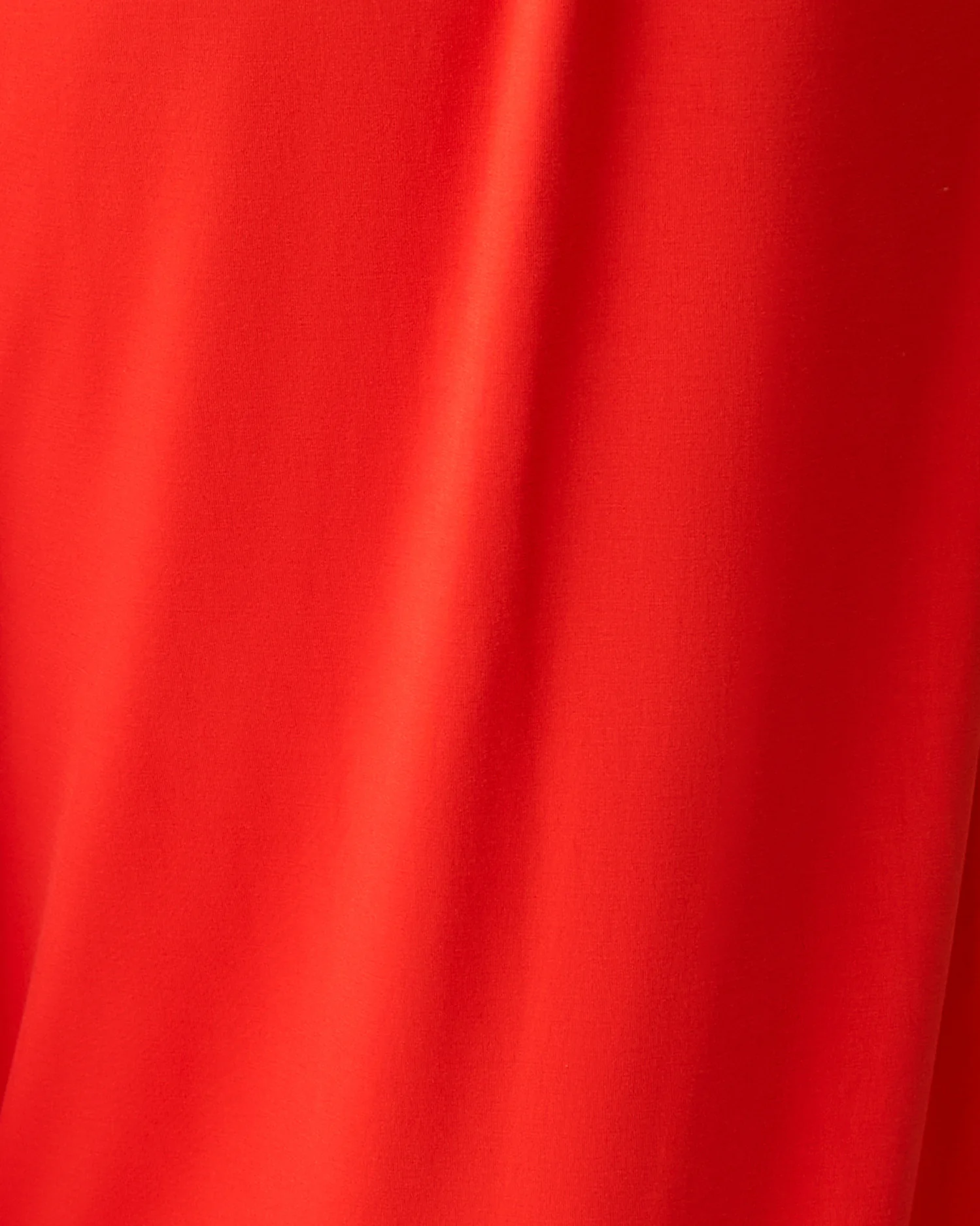 Aria Bamboo Casual Cropped Short Sleeve Top | Bright Red - Image 5