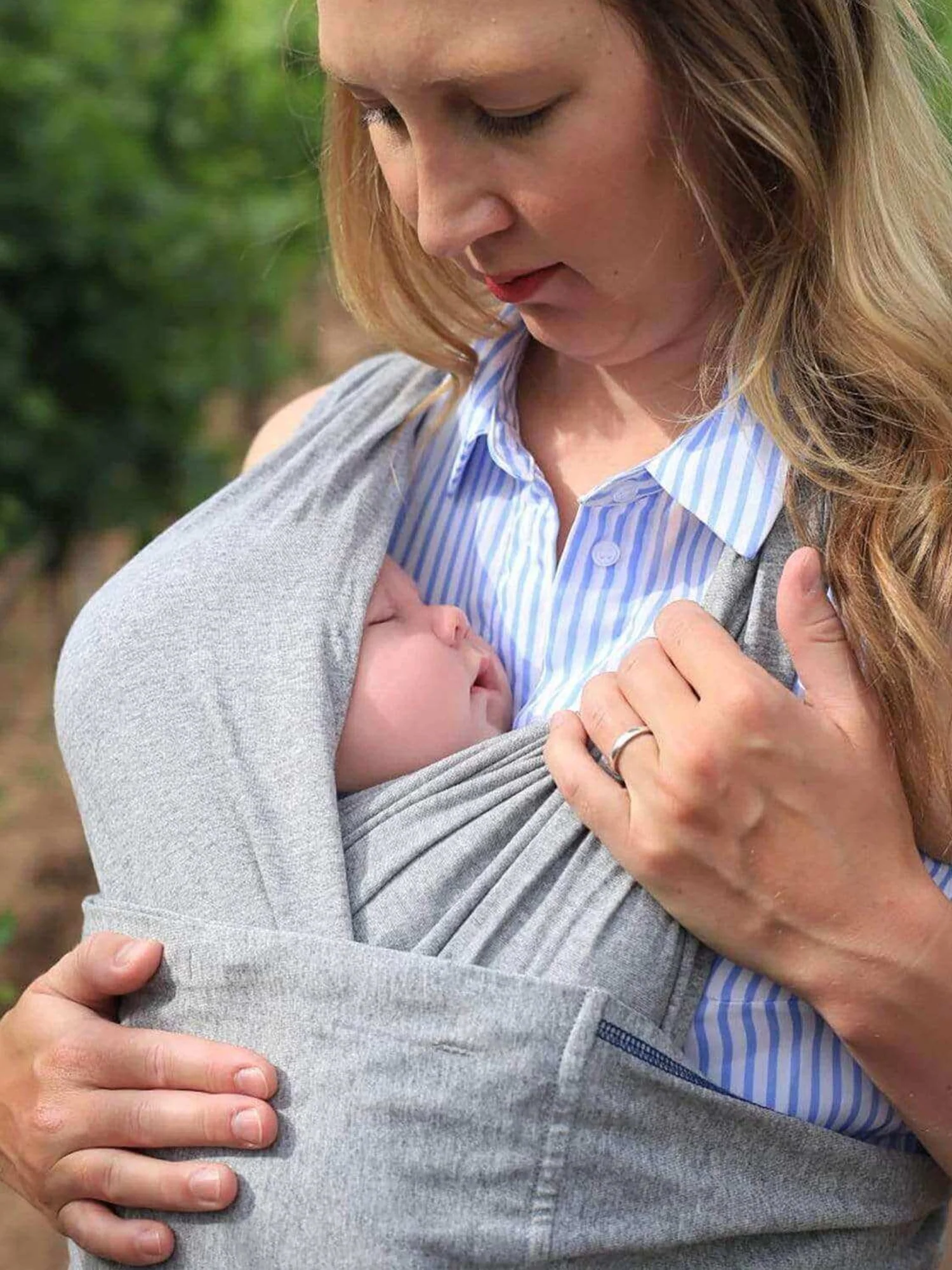 Baby K'tan - Original Baby Carrier | Heather Grey - Image 3