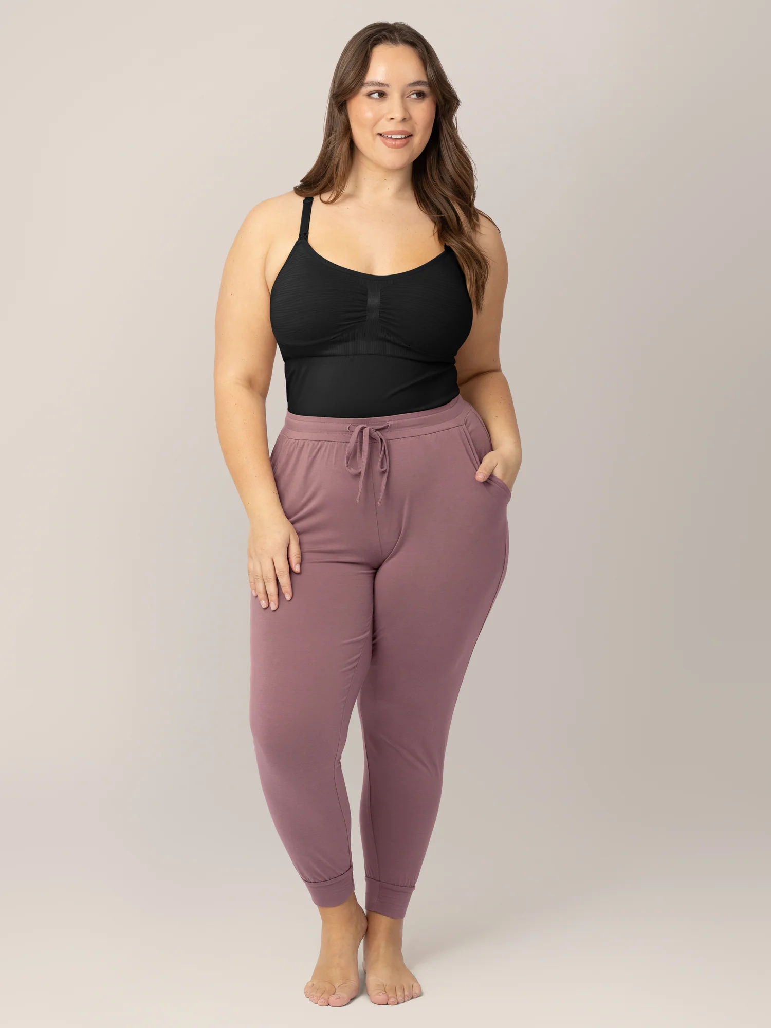 Sublime® Hands-Free Pumping & Nursing Tank | Black - Image 5