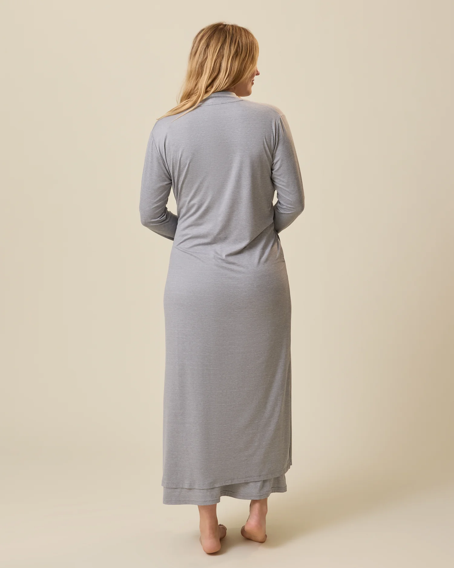 The Sunday Lounge Duster | Grey Heather - Image 5