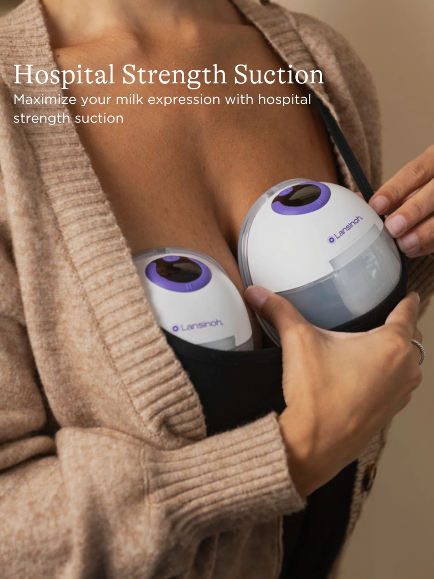 Kindred Bravely for Lansinoh Wearable Pumping Bra + DiscreetDuo™ Wearable Pump Bundle - Image 5