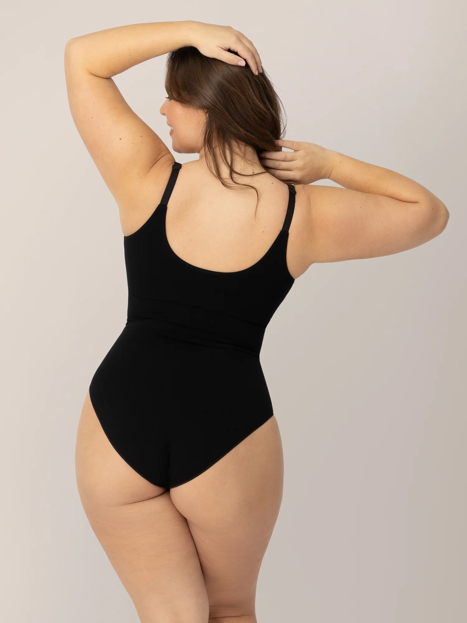 Sublime® Bamboo Maternity & Nursing Bodysuit | Black - Image 7