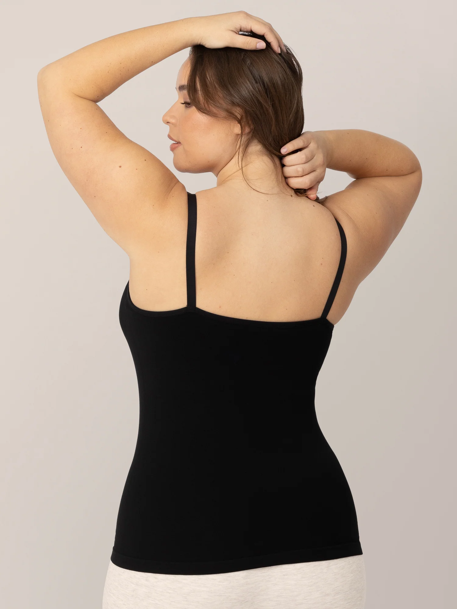 Sublime® Bamboo Maternity & Nursing Cami | Black - Image 3