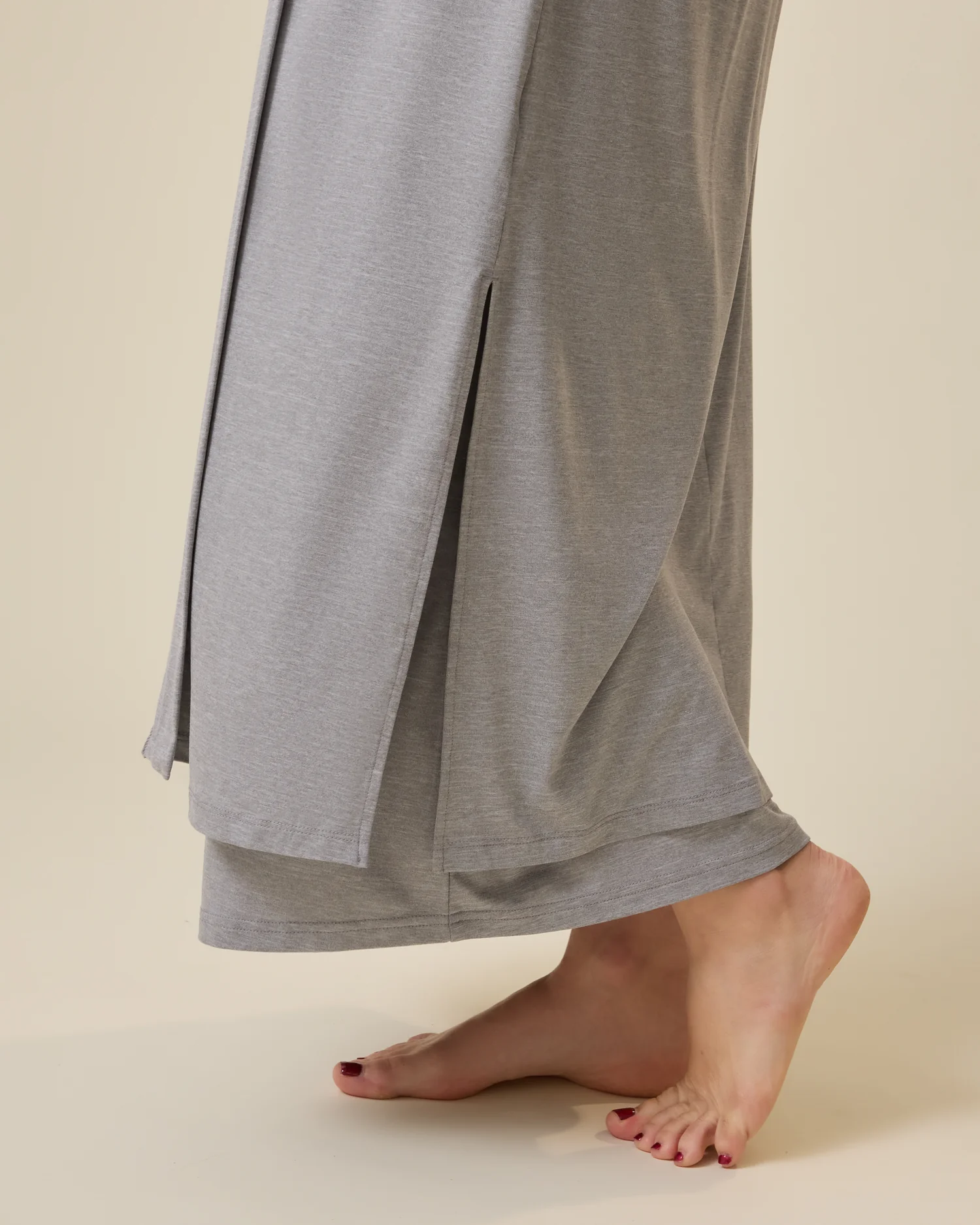 The Sunday Lounge Duster | Grey Heather - Image 4