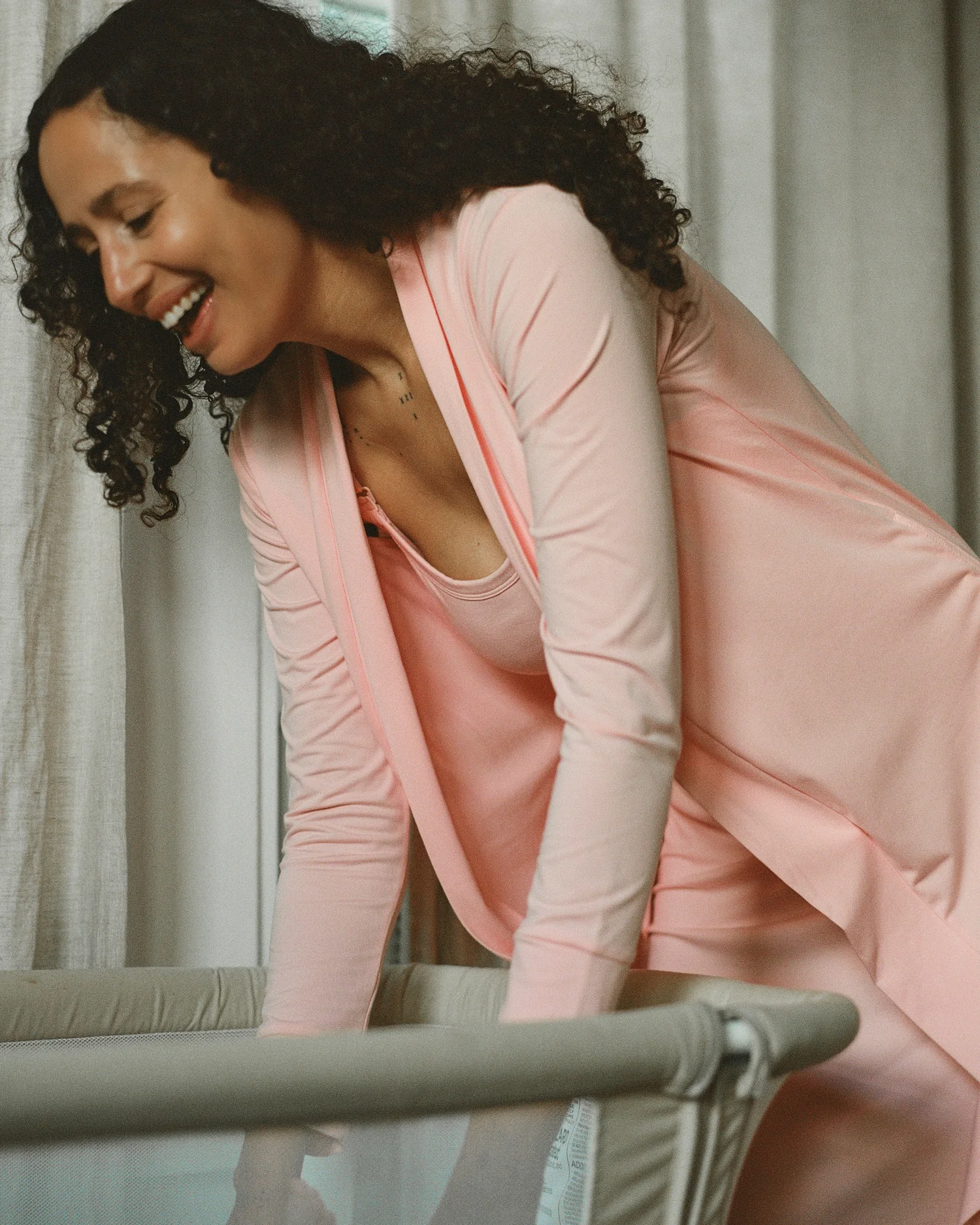 The Sunday Lounge Duster | Sunset Pink - Image 5